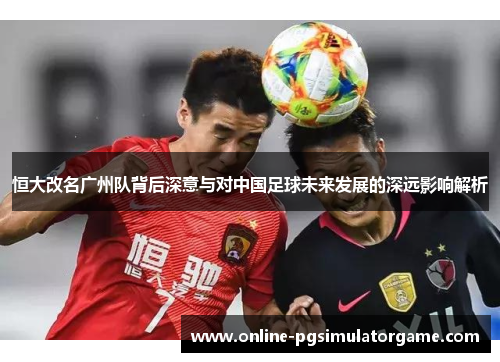 恒大改名广州队背后深意与对中国足球未来发展的深远影响解析